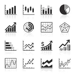 business infographic icons - vector graphics