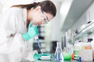 people working at laboratory