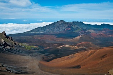 at haleakala crater in haleakala national park, hawaii