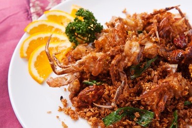 spicy fried soft shell crab