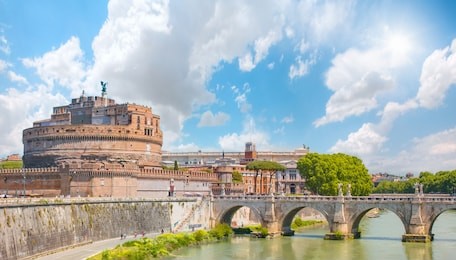 saint angel castle (castle saint angelo) in rome