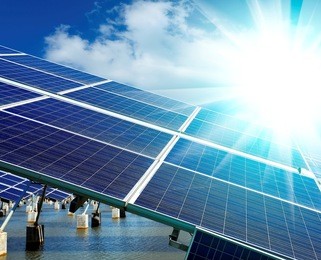 power plant using renewable solar energy with