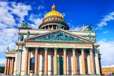saint isaac's cathedral in st petersburg, russia