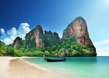 railay beach in krabi thailand