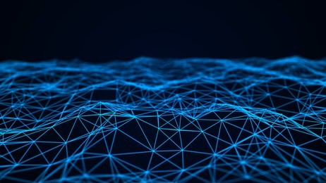 network connection structure. abstract technology background. science background. big data digital background. 3d rendering.