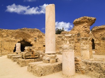 carthage ruins, tunisia