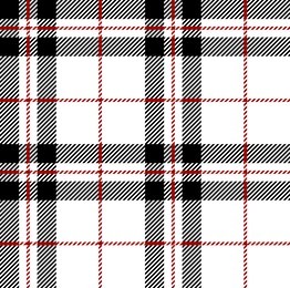 white,red and black tartan plaid scottish seamless pattern.