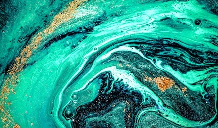 aquamarine luxury art in eastern style. natural pattern. abstract artwork. beautiful decor for invitation, greeting card, wallpaper, background. style incorporates the swirls of marble.