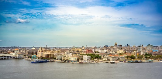 panorama general view of old havana