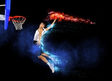 basketball player. basketball concept