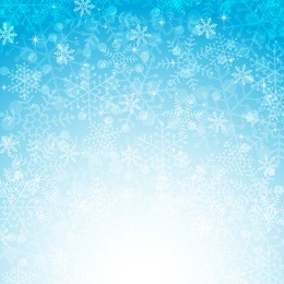 blue christmas background with snowflakes. vector illustration.