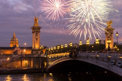 bridge of alexandre iii, paris, france