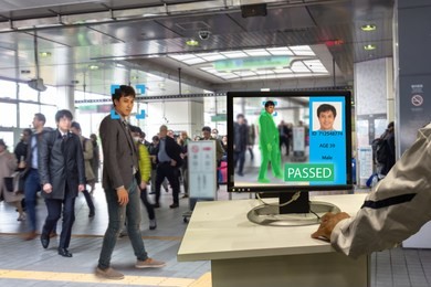 iot machine learning with human and object recognition which use artificial intelligence to measurements ,analytic and identical concept, it invents to classification,estimate,prediction, database