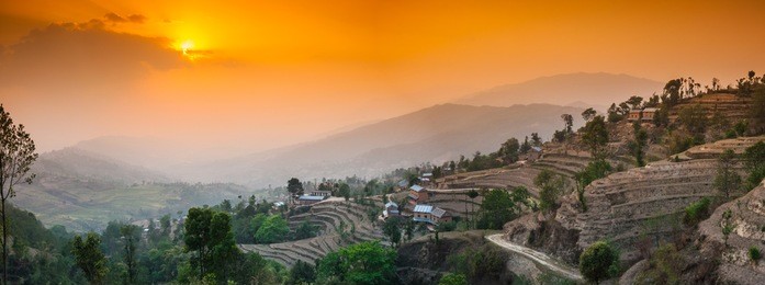 nagarkot, kathmandu valley, nepal