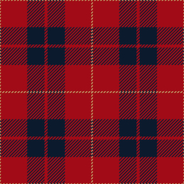 red and blue tartan plaid scottish textile pattern