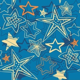 seamless pattern with stars