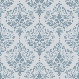 damask seamless pattern for design. vector illustration