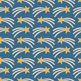 vector seamless pattern with stars