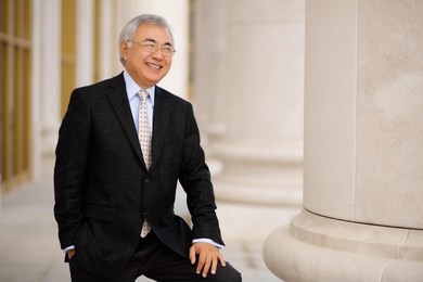 asian aged man. businessman model