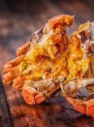 crab roe of hairy crabs