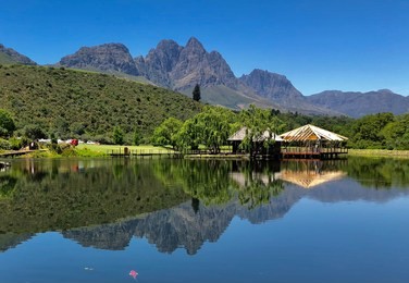 reflective pond stellenbosch