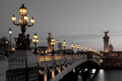 alexander iii bridge, paris, france