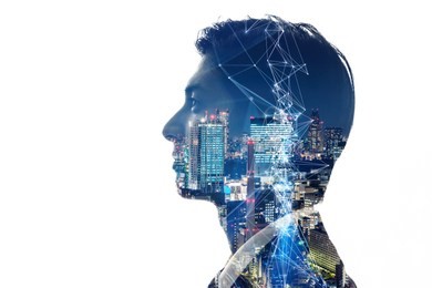 communication network concept.