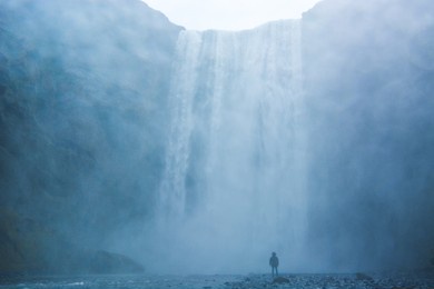 beautiful icelandic waterfalls such as skogafoss, gullfoss, dettifoss, seljalandsfoss, gooafoss or svartifoss 