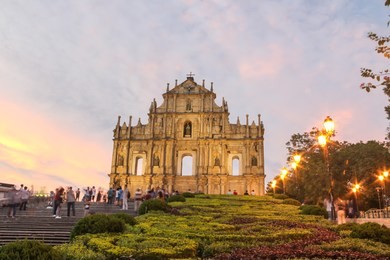 historical buildings in macau