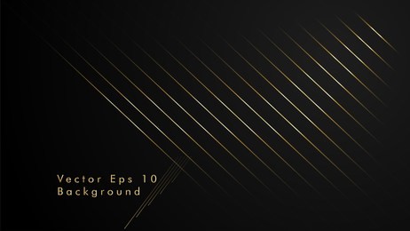 abstract black background with diagonal lines, gold color