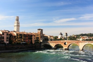 bridge in verona, italy
