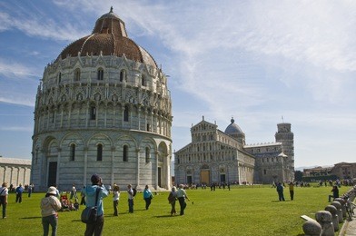 pisa piazza dei miracoli, il battistero