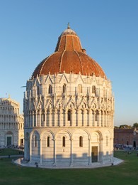 battistero di san giovanni, baptisterium in pisa, italy