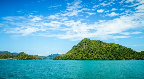 magnificent scenery of the kilim geoforest park in langkawi, malaysia.