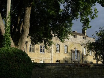 england, gloucestershire, cotswolds, town's scenery of bourton on the water