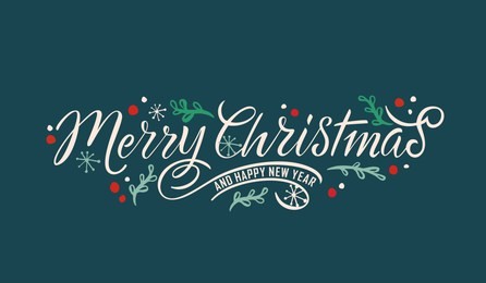 merry christmas vector text calligraphic lettering design card template. calligraphic handmade lettering.