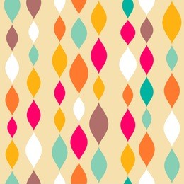 retro style abstract seamless pattern