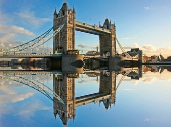 tower bridge at sunset