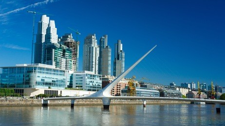 buenos aires cityscape, capital city of argentina, puerto madero neighborhood