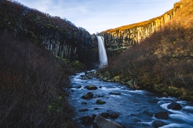 svartifoss waterfall iceland