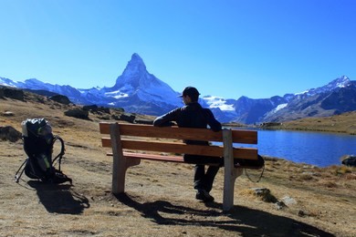 family weekend in the mountains of switzerland, zermatt, stellisee