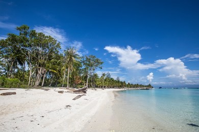 panoramic view of the desert island of mantanani, kota kinabalu