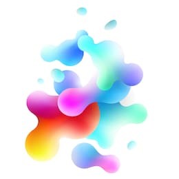 liquid vector colorful shapes. abstract bright liquid gradient vector background.