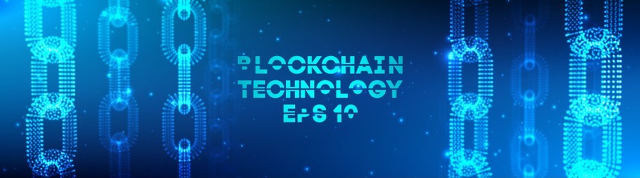 blockchain technology background. cryptocurrency fintech block chain network and programming concept. abstract segwit.