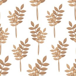 cute seamless scandinavian pattern with wheat. pastel colours. white background. flat cartoon style vector illustration.