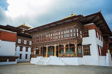 tashichho dzong in thimpu , bhutan