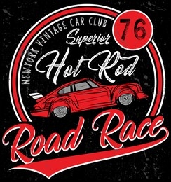 retro car. vintage car. sport car.