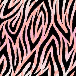 seamless pattern with zebra fur print. colorful wild animalistic texture. detailed hand-drawn vector wallpaper.