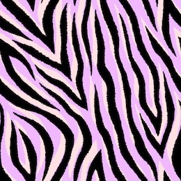 seamless pattern with zebra fur print. colorful wild animal texture. detailed hand-drawn vector wallpaper.