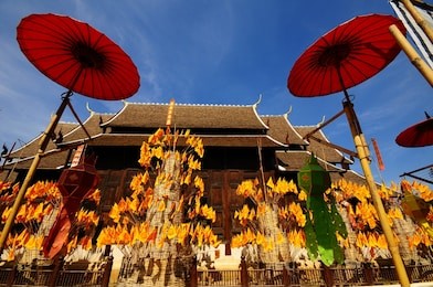 wat phan tao temple , chiang mai, thailand